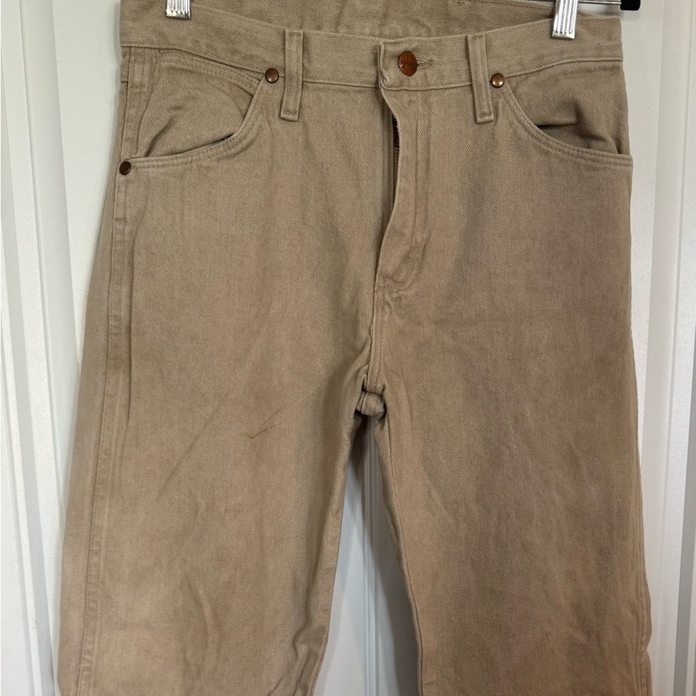 Wrangler Men's Tan Pants 100% cotton 30x30